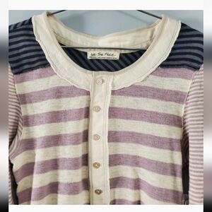 Free People Give Me Stripes Sand Combo Size XS